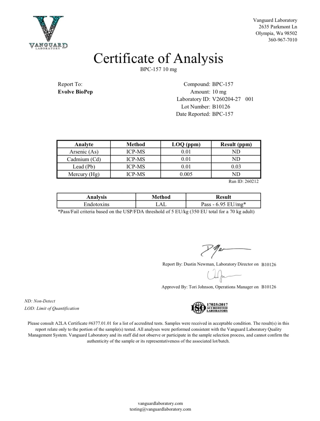 BPC-157 10mg Research Peptide - Image 3